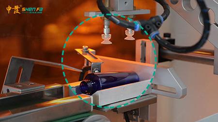 Yuvarlak Kare Oval Şişeler İ&ccedil;in Tek Renkli Servo Otomatik Serigrafi Baskı Makinesi 4