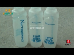 İçecek eşyaları için yarı otomatik serigrafi baskı makinesi