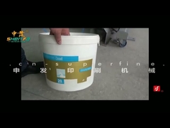 Yarı Otomatik 110V UV Mürekkep Kovası Serigrafi Baskı Makinesi