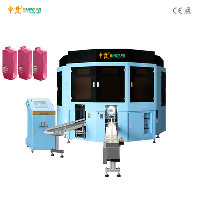 Plastik Şişeler İçin 60KW Altı Renkli Otomatik Serigrafi Baskı Makinesi