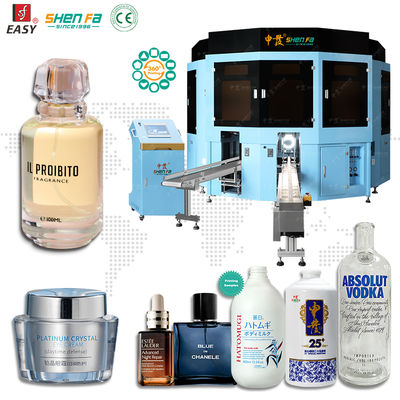 Şişeler için 8 Renkli Servo Ekran Baskı Makinesi 30-60 pcs/min